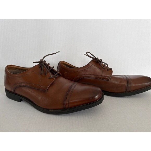 Nunn Bush Men’s Brown Leather Dress Shoes Size 13 - Picture 1 of 10